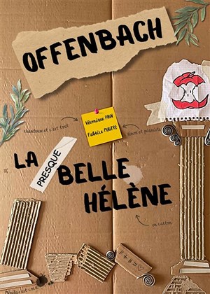 Affiche de La Presque belle Hélène - Offenbach