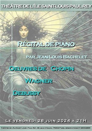 Affiche de Récital de piano, Jean-Louis Bachelet