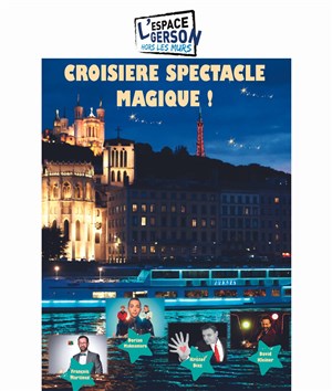 Affiche de Croisière spectacle humoristique sur la Saône