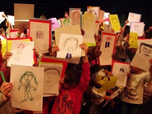 Affiche de Réforme graphique | Atelier-spectacle pour dessiner