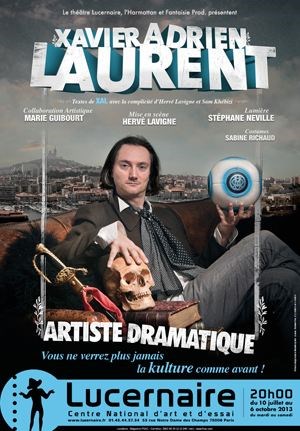Affiche de Xavier Adrien Laurent dans Artiste Dramatique