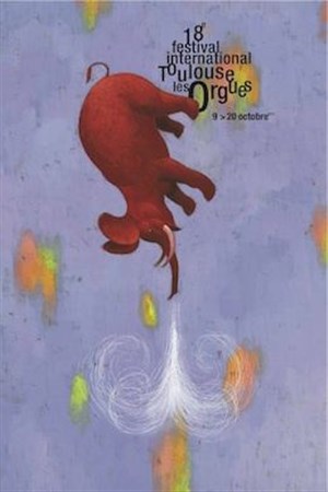 Affiche de La Nuit de l'Orgue Joutes improvisées et hommage à Wagner
