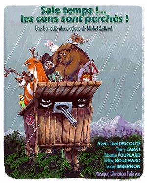 Affiche de Sale temps !... Les cons sont perchés !