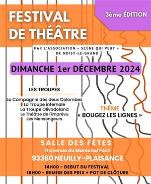 Affiche de Festival de Théâtre | 3ème édition