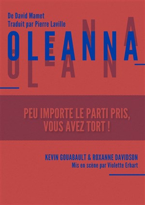 Affiche de Oleanna
