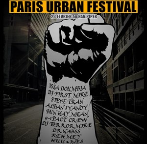 Affiche de Paris Urban Festival