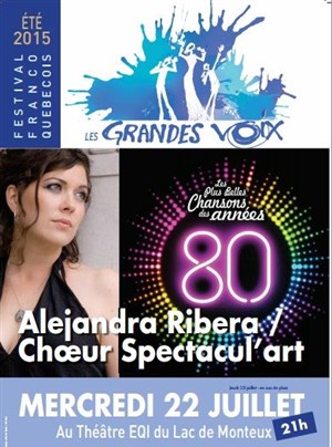 Affiche de Alejandra Ribera / Chorale Spectacult'art
