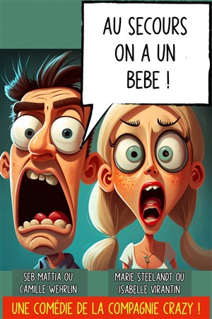 Affiche de Au secours on a un bébé !