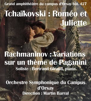 Affiche de Tchaïkovski et Rachmaninov | par Martin Barral et Bertrand Giraud