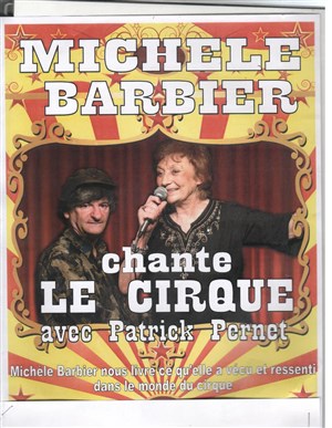 Affiche de Michèle Barbier chante le Cirque