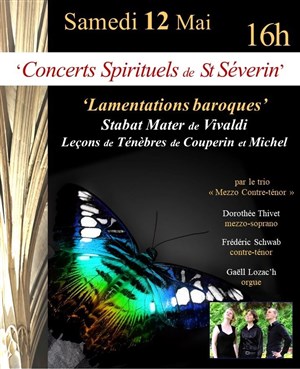 Affiche de Stabat Mater de Vivaldi & Leçons de Ténèbres de Couperin