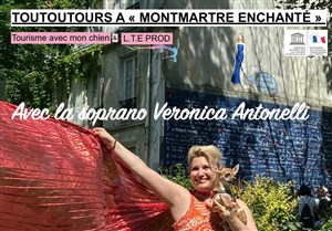 Affiche de Visite guidée : Toutoutours à Montmartre enchanté | par Veronica Antonelli