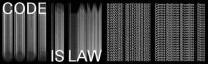 Affiche de Exposition collective : Code is Law