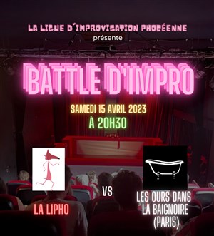 Affiche de Battle d'impro : la Lipho vs les Ours dans la baignoire