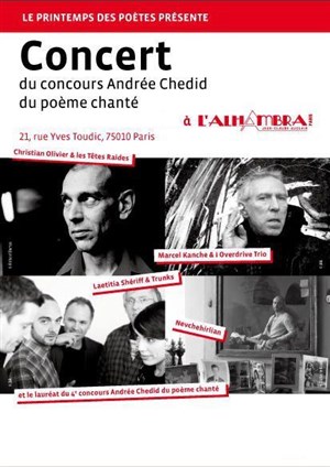 Affiche de Les Têtes Raides & co chantent la poésie