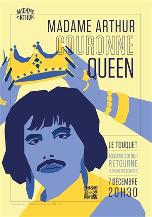 Affiche de Madame Arthur couronne Queen