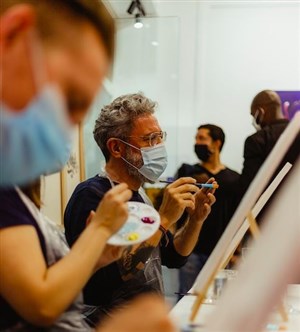 Affiche de Afterwork peinture et vin
