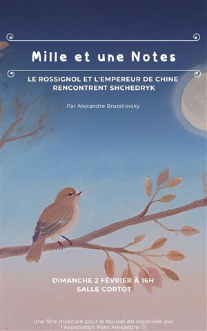 Affiche de Le Rossignol et l'Empereur de Chine rencontrent Shchedryk ou Les musiciens s'amusent