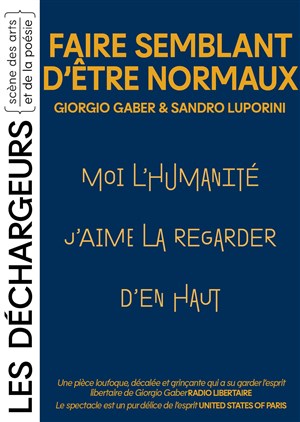 Affiche de Faire semblant d'être normaux