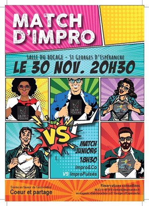 Affiche de Matchs d'improvisation