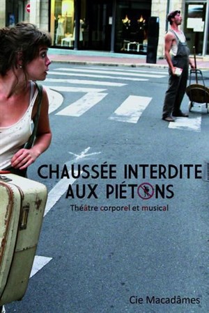 Affiche de Chaussée interdite aux piétons