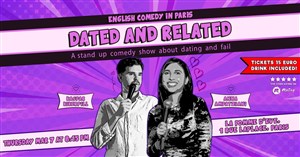 Affiche de Dated and Related English | Stand Up Comedy in Paris