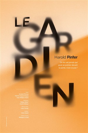 Affiche de Le gardien d'Harold Pinter