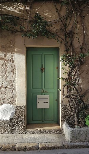 Affiche de Dehors devant la porte