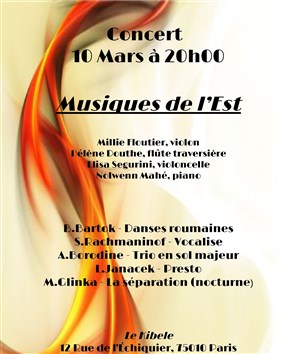 Affiche de Musiques de l'Est