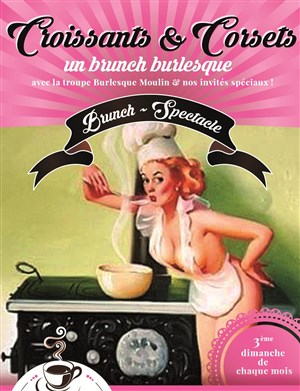 Affiche de Croissants et Corsets - Un Brunch Burlesque