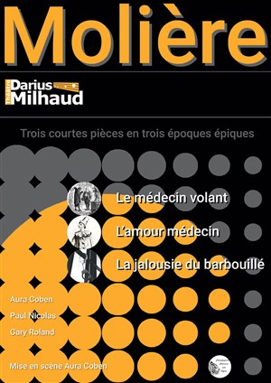 Affiche de Trois courtes pièces... de Molière
