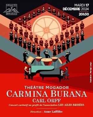 Affiche de Carmina Burana : Concert au profit de l'association Les Ailes Brisées