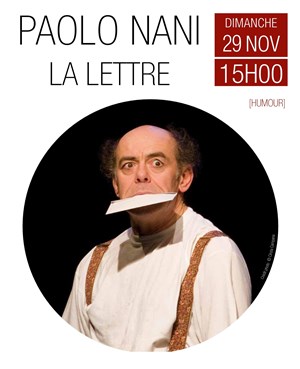 Affiche de La lettre Paolo Nani