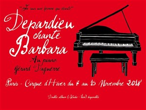 Affiche de Depardieu chante Barbara