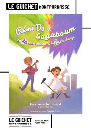 Affiche de Rémi Do et Gagaboum, le la des villes et le la des champs