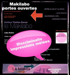 Affiche de Discriminalis : impressions mêlées