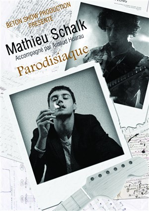 Affiche de Mathieu Schalk dans Parodisiaque