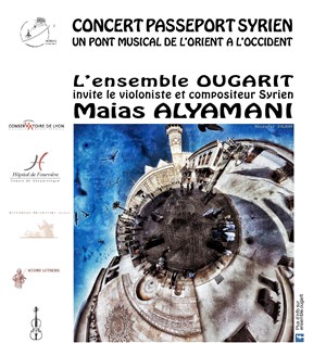 Affiche de Passeport syrien délivré par MAias Alyamani et L'Ensemble Ougarit