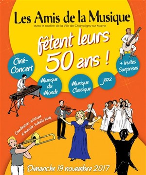 Affiche de 50 ans des Amis de la Musique