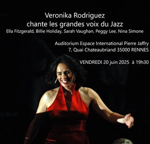 Affiche de Veronika Rodriguez chante les grandes voix du jazz