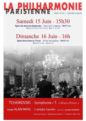 Affiche de Tchaïkovski - Symphonie n°1 : Rêves d'hiver