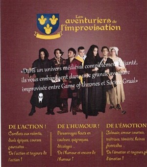 Affiche de Les aventuriers de l'impro