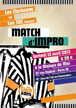 Affiche de Match d'Impro Théatrale