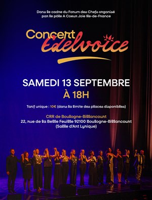 Affiche de Concert Edelvoice