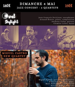 Affiche de Oval Skylight & Miguel Castro New Quartet