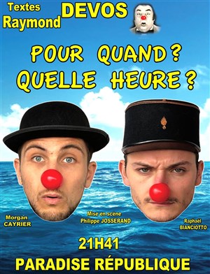 Affiche de Pour quand ? Quelle heure ?