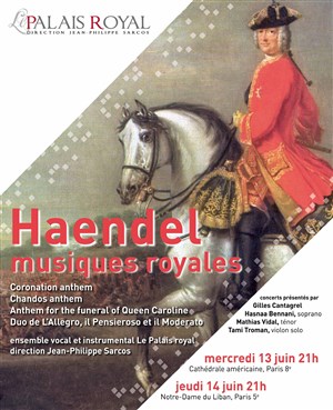 Affiche de Haendel, musiques royales