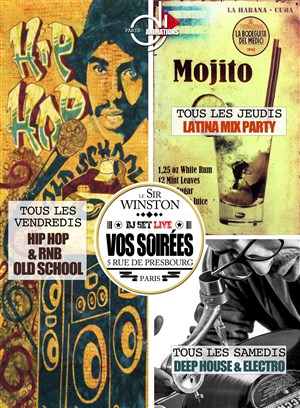 Affiche de Dj Set Hip Hop Old School