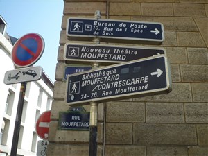 Affiche de Visite guidée : Le quartier Mouffetard : Trésors visibles et cachés | par Michel Faul