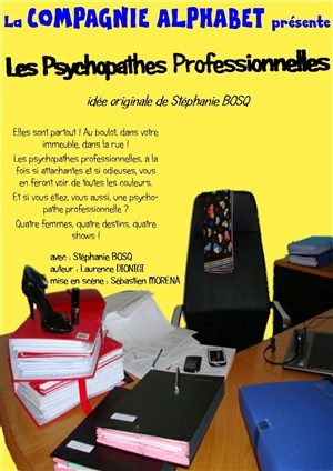 Affiche de Stéphanie Bosq dans Les psychopathes professionnelles